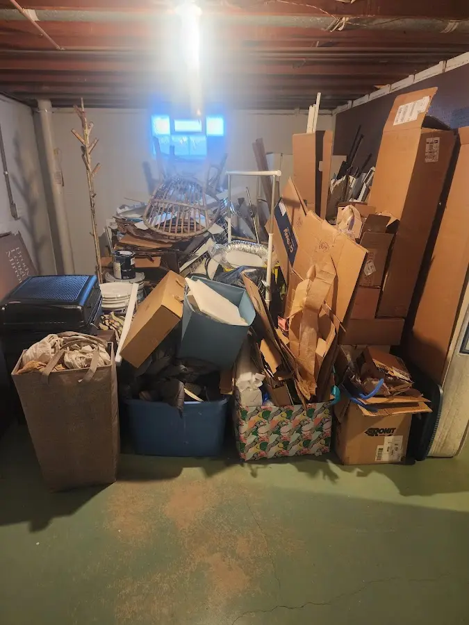 Roll-off dumpster container at job site for Yard Waste Dumpster Rental in Emeryville